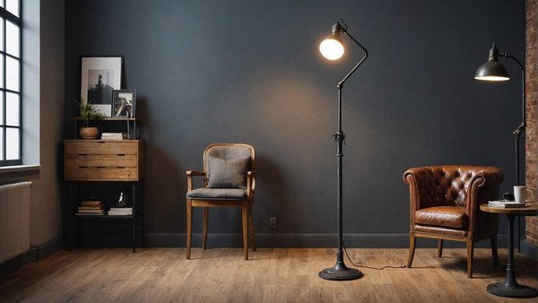 Éclairez votre intérieur avec une lampe industrielle sur pied