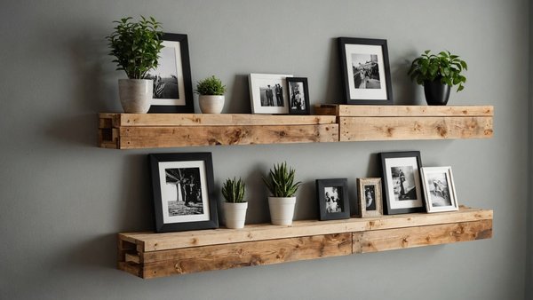 Comment fabriquer des étagères flottantes avec des palettes ?